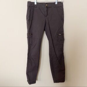 Athleta Brown Cotton Blend Lightweight Cargo Pants